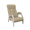Кресло для отдыха Неаполь Модель 9 без лозы (Дуб шампань-эмаль/Ткань Бежевая Malta 03 А)